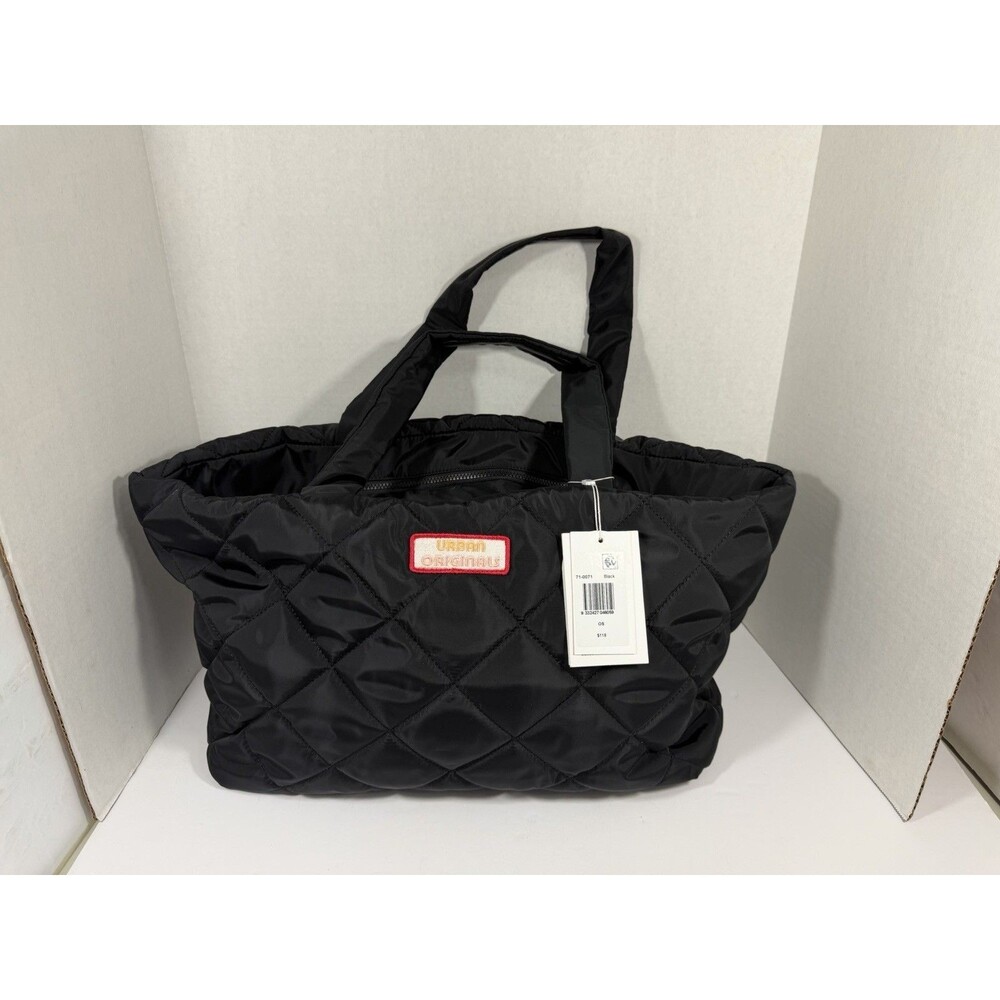Urban Originals XL Tote Bag Black NWT